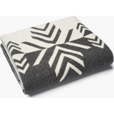 Faribault Vermillion Mirror Wool Throw | Charcoal/Natural 16699 50x72