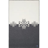 Faribault Vermillion Mirror Wool Throw | Charcoal/Natural 16699 50x72