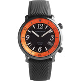 Armogan Syracuse N23 Diving Watch | Orange/Black Steel SYB22N7O2