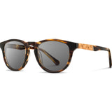 Shwood Francis Acetate Sunglasses | Tortoise & Maple Burl / Grey WAFTMAG