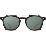 Shwood Kennedy Sun Clip Sunglasses | City Black/Black Acetate -G15 Polarized WAK4BBCFP