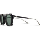 Shwood Kennedy Sun Clip Sunglasses | City Black/Black Acetate -G15 Polarized WAK4BBCFP