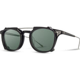 Shwood Kennedy Sun Clip Sunglasses | City Black/Black Acetate -G15 Polarized WAK4BBCFP