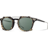 Shwood Kennedy Sun Clip Sunglasses | City Black/Matte Havana Acetate -G15 Polarized WAK4BMHCFP