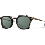 Shwood Kennedy Sun Clip Sunglasses | City Havana/Black Acetate -G15 Polarized WAK4HBCFP