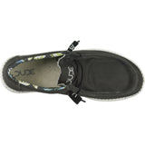 Hey Dude Wally L Stretch Shoes | Black