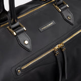 Hook & Albert Women's Fabric Garment Weekender | Black