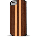 Recover Classic Wood iPhone 6 Plus Case | Wenge & Maple Stripe