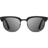 Shwood Eugene Original Sunglasses | Dark Walnut & Silver / Grey