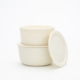 WRF Lab Lumen Lidded Container Set / Silver Accent