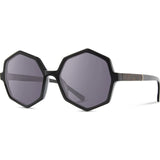 Shwood Aurora Sunglasses | Black/Elm Burl -Grey Fade Polarized WWAA3BG2P