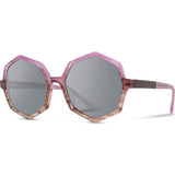 Shwood Aurora Sunglasses | Lavender/Elm Burl -Rose Fade Polarized WWAA3LELR2P