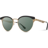 Shwood Malone Sunglasses | Obsidian/Gold -G15 Polarized WWTM5O2FP