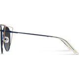 Shwood Zena Sunglasses | Sapphire/Gold -Grey Fade WWTS3G2