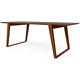 Kalon Isometric Medium Wood Table | Black Walnut