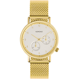 Komono Walther Watch | Gold Mesh KOM-W4023