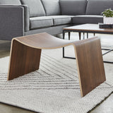 Gus* Modern Wave Stool | Walnut ECOTWAVE-wn