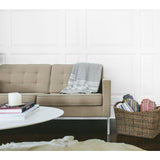 Faribault Weekender Stripe Wool Throw | Rust/Silver 10222 50x72