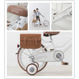 iimo 18" Kids Bike With Front Basket & Messenger Bag