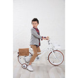 iimo 18" Kids Bike With Front Basket & Messenger Bag