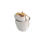 Michiko Shimada Apple Trinket Box | Gold/White