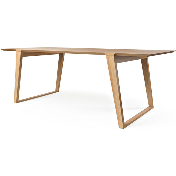 Kalon Isometric Medium Wood Table | White Oak