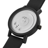 Projects Watches Reveal 40mm White Watch | Black Leather 7203 WL40