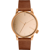 Komono Winston Mirror Watch | Rose/Cognac KOM-W2893