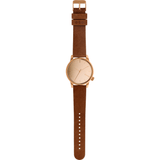 Komono Winston Mirror Watch | Rose/Cognac KOM-W2893