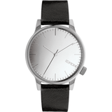 Komono Winston Mirror Watch | Silver/Black KOM-W2892