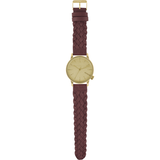 Komono Winston Watch | Woven Burgundy KOM-W2030