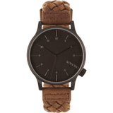 Komono Winston Watch | Woven Chestnut KOM-W2031