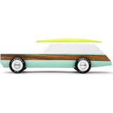 Candylab Woodie Redux Boxy Wood Wagon | Blue/Veneer Wood