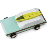 Candylab Woodie Redux Boxy Wood Wagon | Blue/Veneer Wood