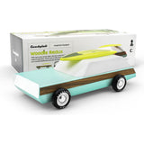 Candylab Woodie Redux Boxy Wood Wagon | Blue/Veneer Wood