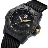 Luminox Navy Seal PU / Webbing Watch 3501.GOLD.SET | 45mm
