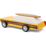 Candylab Woodie Wood Wagon | Yellow/Veneer Wood