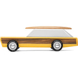 Candylab Woodie Wood Wagon | Yellow/Veneer Wood