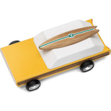 Candylab Woodie Wood Wagon | Yellow/Veneer Wood