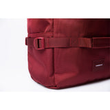 Sandqvist Zack S Duffel Backpack | Burgundy