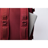 Sandqvist Zack S Duffel Backpack | Burgundy