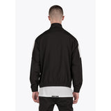 Zanerobe Men's Jumpshot Track Jacket | Black/White 504PRE