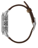 Vestal ZR-2 Italian Leather Watch | Cordovan/Silver/Marine-Silver