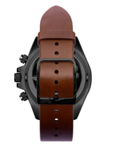 Vestal ZR-2 Italian Leather Watch | Cordovan/Black/Teal