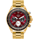 Vestal ZR-2 3-Link Watch | Gold/Burgundy