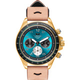 Vestal ZR-2 Makers Watch | Natural/Gold/Teal