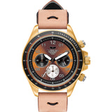 Vestal ZR-2 Makers Watch | Natural/Gold/Orange