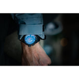 The Electricianz Electric Code watch | Carbon Z Black Leather
