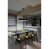 Seed Design Zhe Small Pendant Lamp | Black SQ-2322MPL4-BK