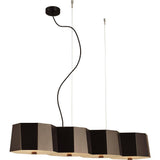 Seed Design Zhe Small Pendant Lamp | Black SQ-2322MPL4-BK